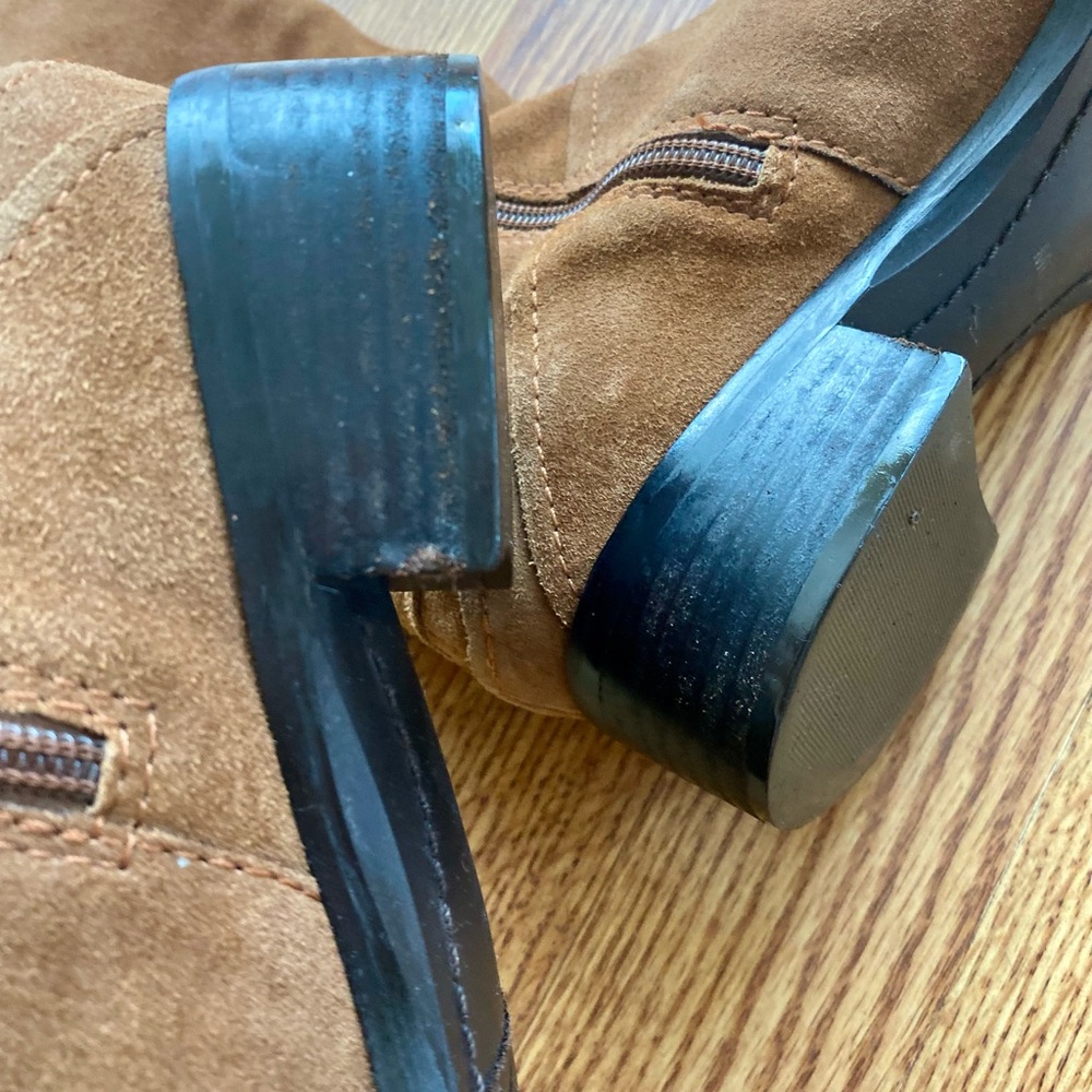 Apepazza Tan Suede Heeled Boots - Picture 7 of 9